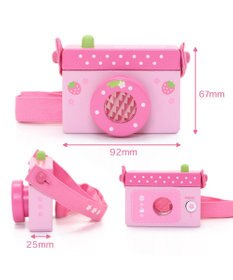 Mother garden マザーガーデン 木製おもちゃ いちごのカメラ