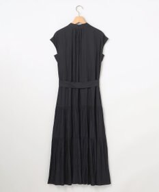 組曲 S 【WEB限定】ギャザーライトデシン ティアードワンピース