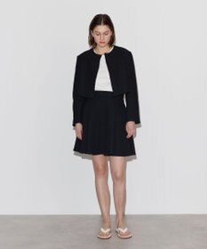 NAVE 【Nave】ストライプツィード  フレアースカート