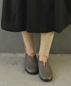 AND WOOL 〈高品質ウール〉〈洗えるニット〉〈暖かい着心地〉ウールレギンス