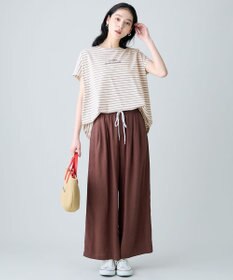 ANY ANYファンクションワイドフレンチスリーブTシャツ