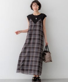 23区 【先行予約】ハイツイストシアーチェック キャミソールワンピース