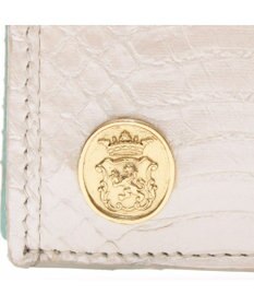 A.D.M.J. 【スネークレザー】アールデコモチーフロングウォレット