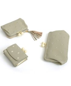 UNBILLION perche アクリル玉がま口長財布