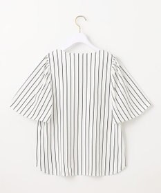 ANY SIS 【接触冷感・吸水速乾・UVケア】エアリードレープスムース フレア袖 ブラウス