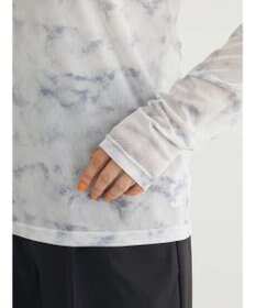 Green Parks クルーネックアソート柄シアープルオーバー