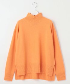 自由区 S 【洗える】ウールカシミヤブレンドハイネック ニット