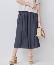 組曲 L 【新色追加】ギャザーライトデシン パンツ