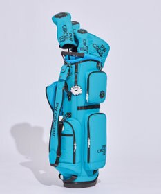 PW CIRCULUS 【UNISEX】デタッチャブル キャディバッグ シボ感のあるナイロンワッシャー素材