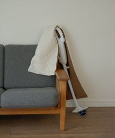 TRICOTE 【ダウン素材とニットの切り替え2WAY】デコボコ切り替えマフラー