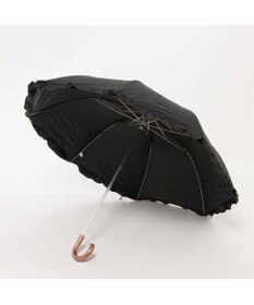 UNBILLION カシュネ cachenez / PUビッグフリルトップレス2段折りたたみ傘