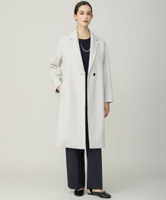 ICB L ウールカシミヤメルトン チェスターコート