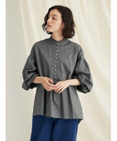 CRAFT STANDARD BOUTIQUE パールボタンピコフリルブラウス