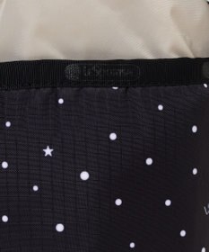 LeSportsac SM DRAWSTRING BUCKET/ブリスドットアイボリー/グリーンコード