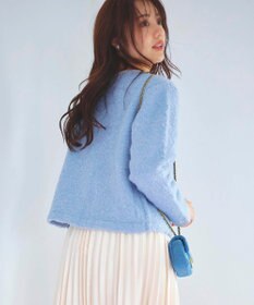 Feroux 【洗える】ブークレー ニットジャケット