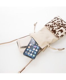 UNBILLION kakatoo ハラコポケットモバイルショルダー