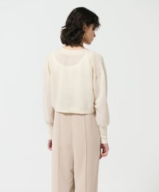 GRACE CONTINENTAL シアーカノコニットカーディガン