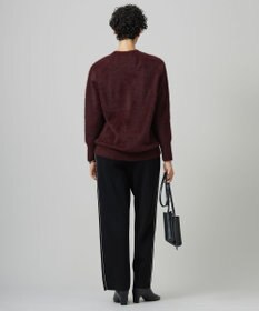 ICB L フォックスアルパカ Vネックプルオーバーニット