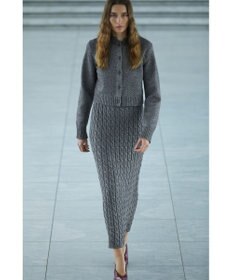 uncrave グロッシー ニット カーディガン（uncrave WHITE）