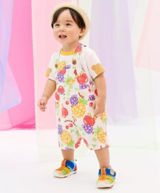 MIKI HOUSE HOT BISCUITS 【44-48cm】 麦わら風 くまみみ ハット