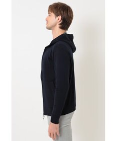 DAKS フード付きメリノウールカーディガン