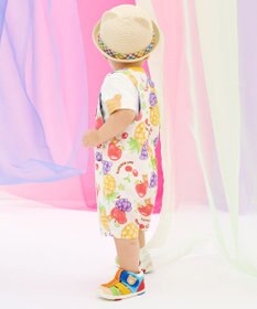 MIKI HOUSE HOT BISCUITS 【44-48cm】 麦わら風 くまみみ ハット