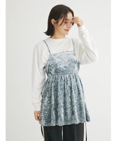 Green Parks ・ＥＬＥＮＣＡＲＥ　ＤＵＥクラッシュベロアキャミチュニック