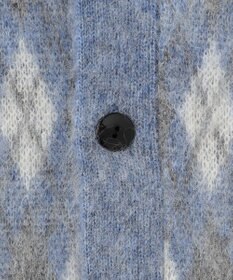 J.PRESS MEN 【WEB限定カラー有】モヘアヤーン アーガイルカーディガン