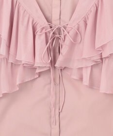 Feroux 【2WAY】フリルコンビ ブラウス