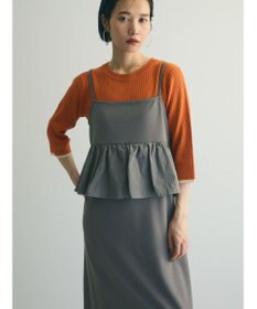 Green Parks armonia.ペプラムキャミワンピース