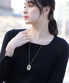 Tiaclasse 【安田美沙子さん着用・2way】オーバルパールロングネックレス