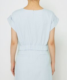 uncrave 【手洗い可】コットンリネンツイル ブラウス（uncrave WHITE）