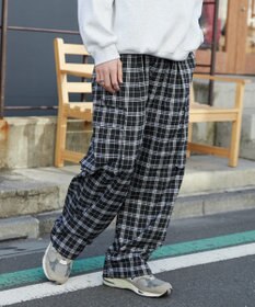 WEGO 【ウエストゴム/MLサイズ展開】イージーワイドカーゴスラックス