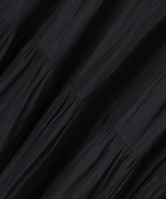 組曲 S 【WEB限定】ギャザーライトデシン ティアードワンピース