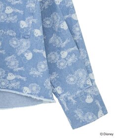 Green Parks ミッキー＆フレンズ／花柄デニムシャツ