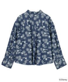 Green Parks ミッキー＆フレンズ／花柄デニムシャツ