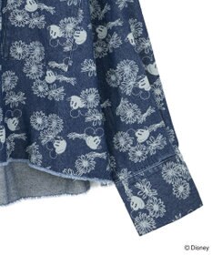 Green Parks ミッキー＆フレンズ／花柄デニムシャツ