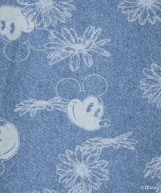 Green Parks ミッキー＆フレンズ／花柄デニムシャツ