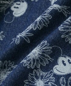 Green Parks ミッキー＆フレンズ／花柄デニムシャツ