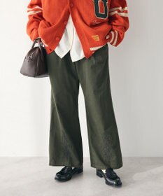 CRAFT STANDARD BOUTIQUE 刺繍入ツイルパンツ