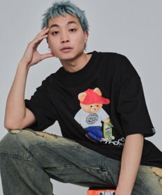 WEGO 【ユニセックス着用ITEM/MLサイズ展開】別注VISIONベアグラフィックT（SS）
