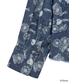 Green Parks ミッキー＆フレンズ／花柄デニムシャツ