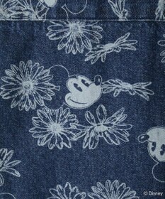 Green Parks ミッキー＆フレンズ／花柄デニムシャツ