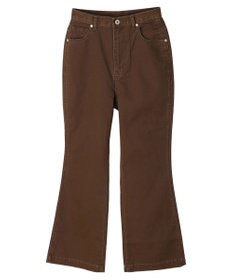 earth music&ecology カラーフレアパンツ