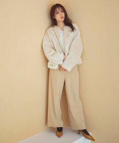 Feroux 【洗える】リボンヤーン プルオーバーニット