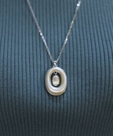 Tiaclasse 【安田美沙子さん着用・2way】オーバルパールロングネックレス