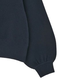 earth music&ecology レースコードダブルジップニットパーカー