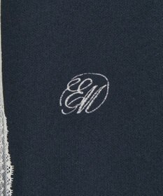 earth music&ecology レースコードダブルジップニットパーカー