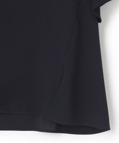 23区 【洗える】バックサテンアムンゼン ネックステッチ ブラウス