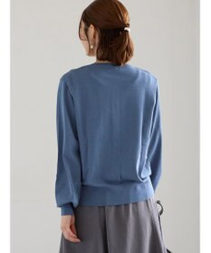 Te chichi ポケットデザインクルーネックカーディガン